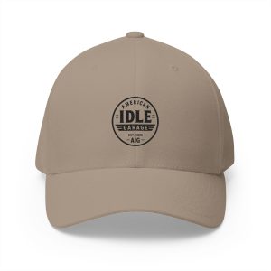 American Idle Garage™ Embroidered Logo Flexfit Cap - Sand